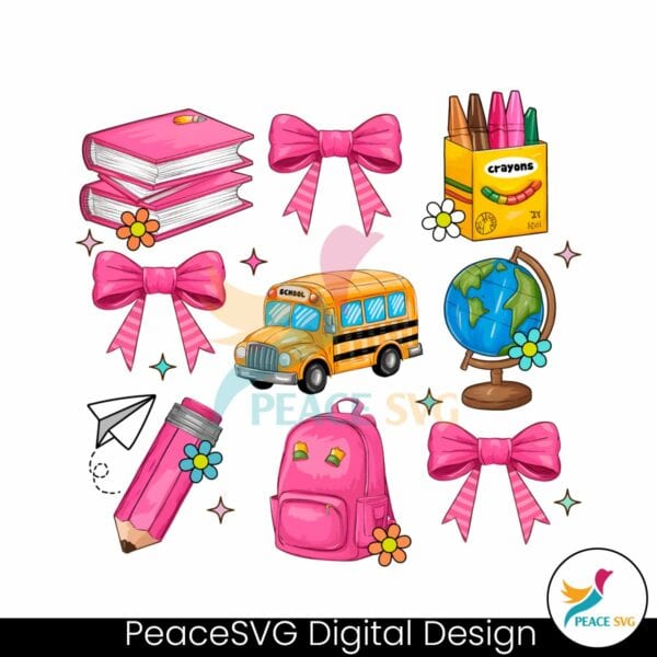 coquette-school-items-back-to-school-png
