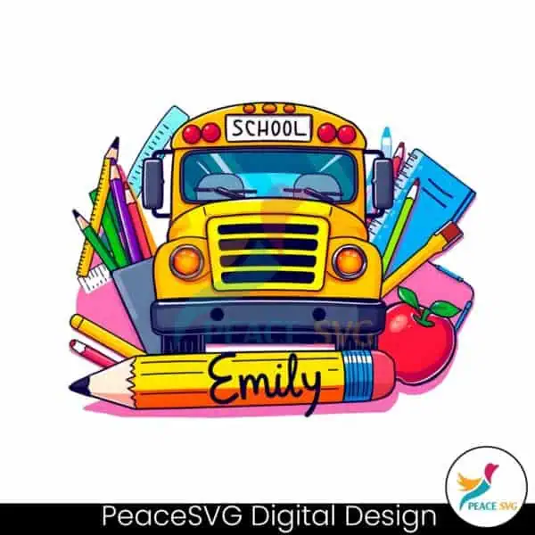 custom-name-pencil-school-bus-png