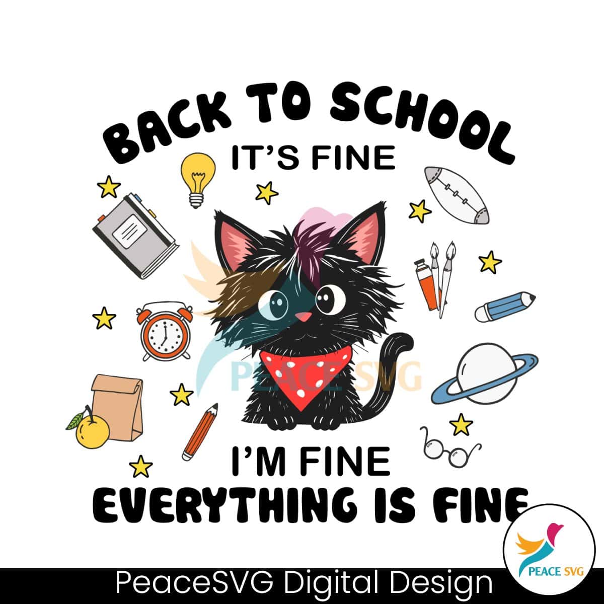 Its Fine Im Fine Everything Is Fine SVG » PeaceSVG