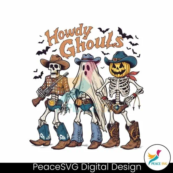 western-halloween-howdy-ghouls-png