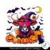 retro-halloween-highland-cow-png