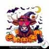 retro-halloween-highland-cow-png