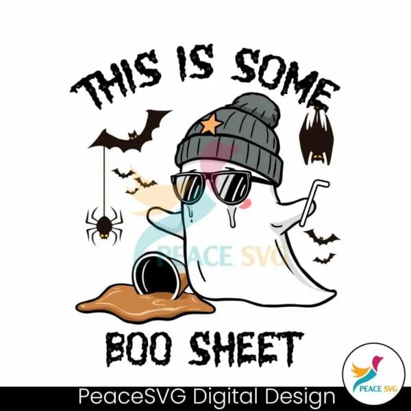 this-is-some-boo-sheet-halloween-ghost-coffee-svg