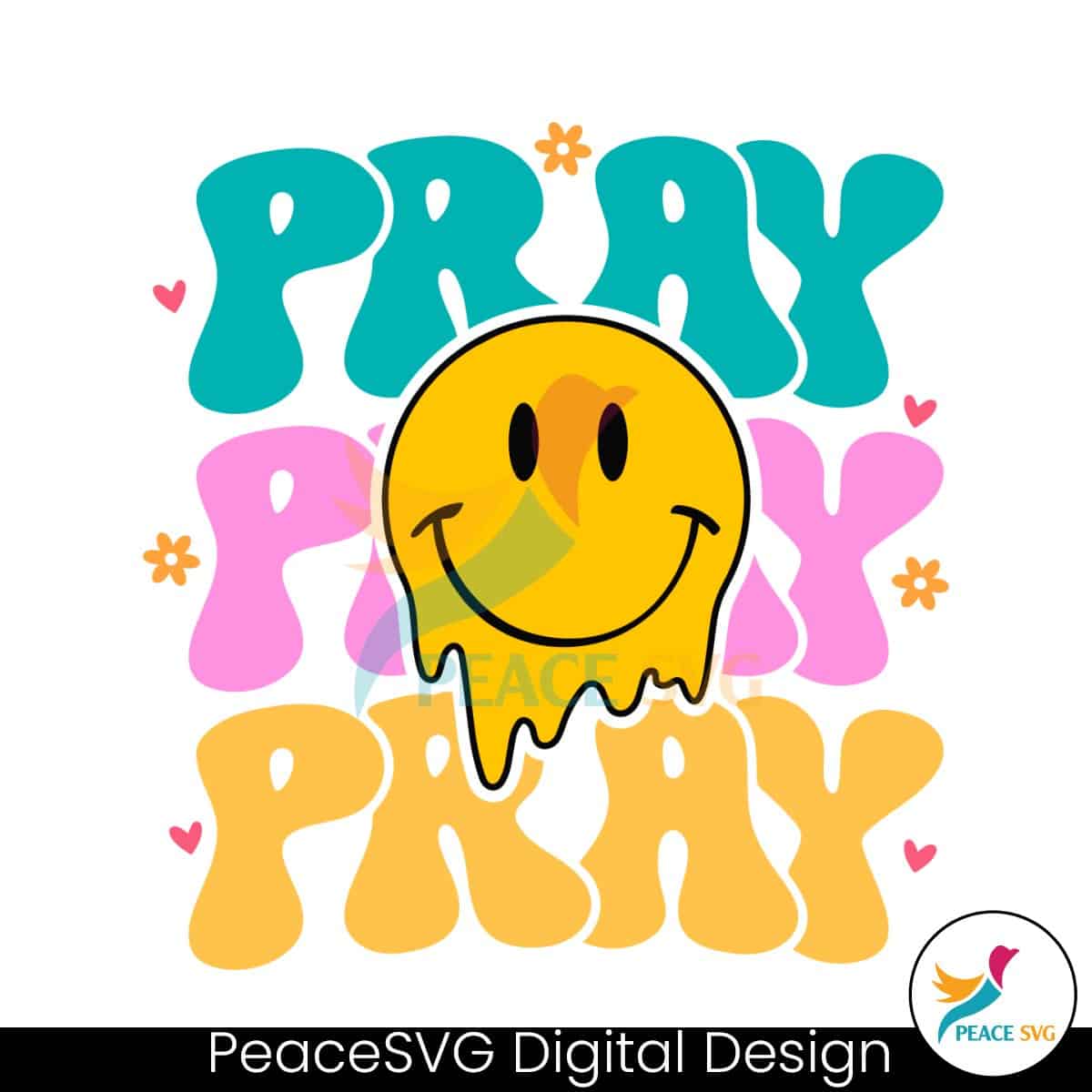 Pray Praying Smile Face SVG » PeaceSVG