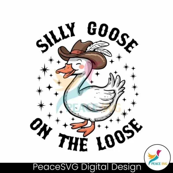 cowboy-silly-goose-on-the-loose-svg