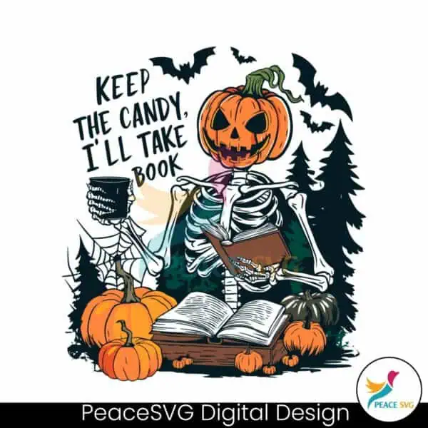 keep-the-candy-ill-take-books-skeleton-svg