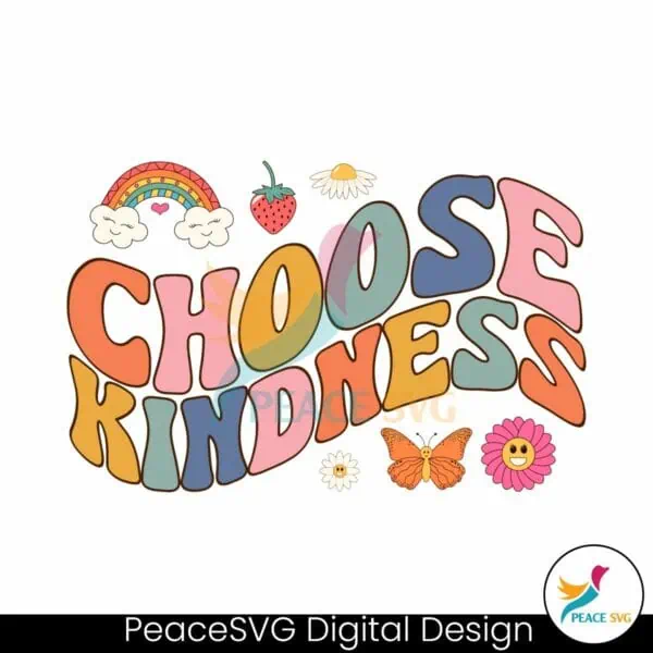 choose-kindness-groovy-retro-svg