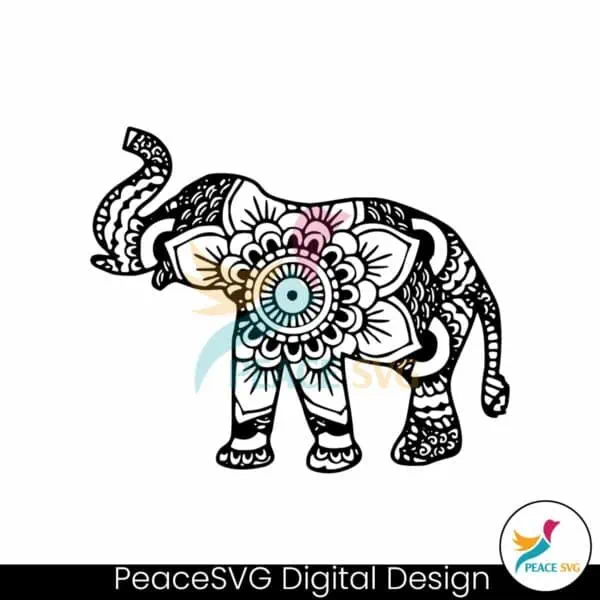 vintage-elephant-mandala-svg