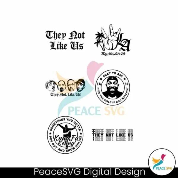 they-not-like-us-hip-hop-rappers-svg-bundle