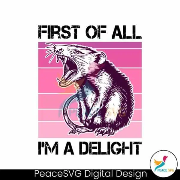 first-of-all-im-a-delight-sarcastic-possum-png