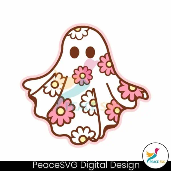 halloween-cute-flower-ghost-svg