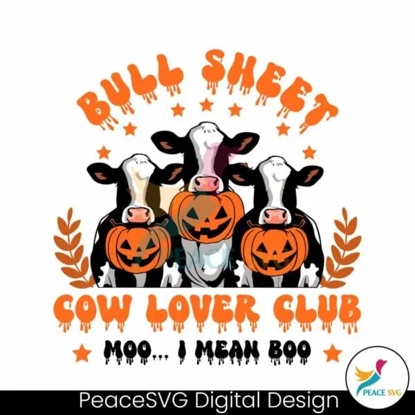 bull-sheet-cow-lover-club-halloween-pumpkin-svg