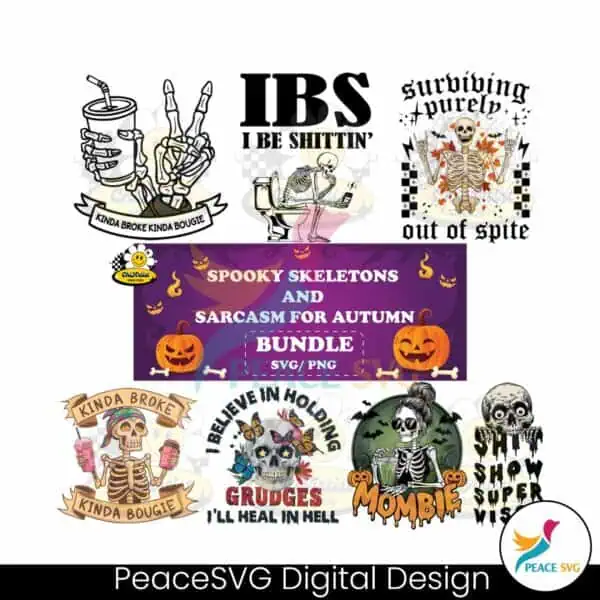 spooky-skeletons-and-sarcasm-svg-png-bundle