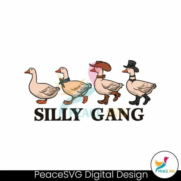 funny-silly-gang-goose-svg