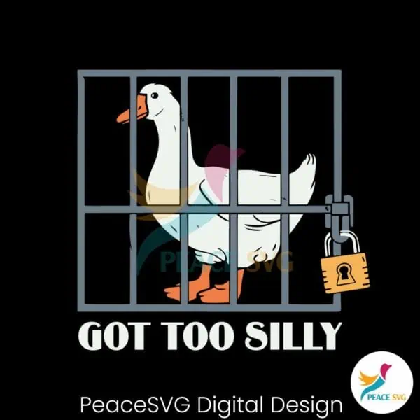 funny-goose-got-too-silly-svg