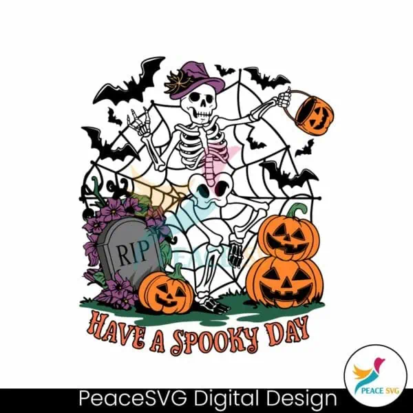 have-a-spooky-day-dancing-skeleton-svg