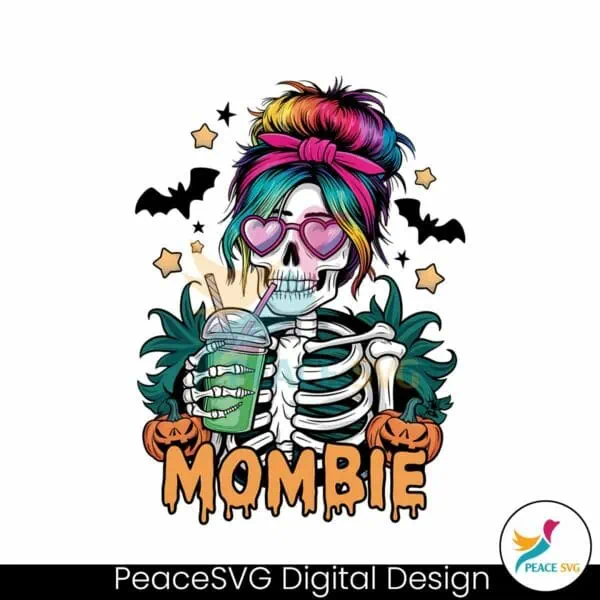 retro-halloween-mombie-skeleton-png