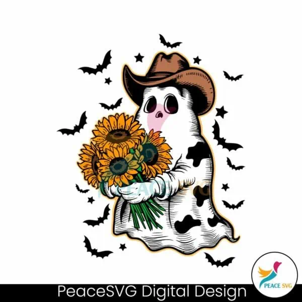 cute-cowprint-ghost-funny-snarky-boojee-western-halloween-svg