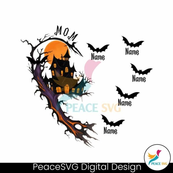 custom-halloween-mom-with-kids-name-png