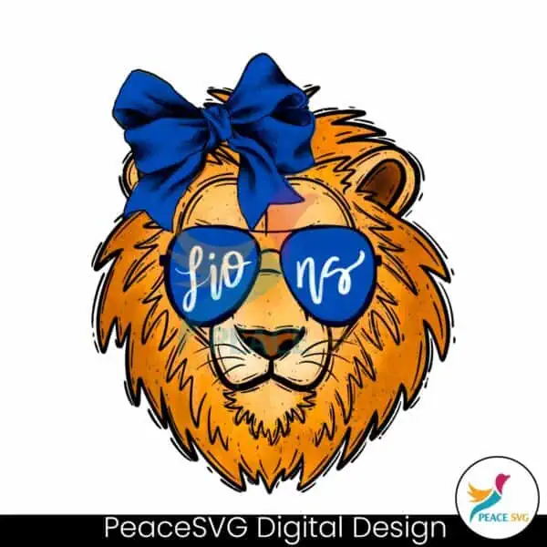 lions-mascot-glasses-football-png