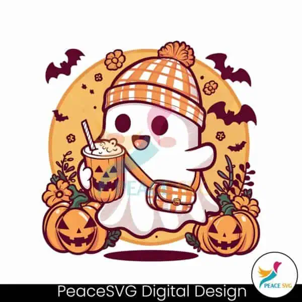 boo-jee-halloween-ghost-pumpkin-spice-png