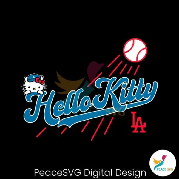 retro-hello-kitty-dodgers-baseball-svg