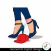 blue-heels-stepping-on-red-cat-svg