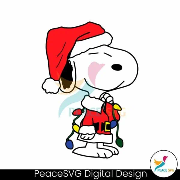 free-peanuts-christmas-snoopy-svg