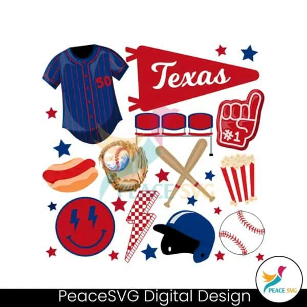 texas-rangers-baseball-competition-equipment-png