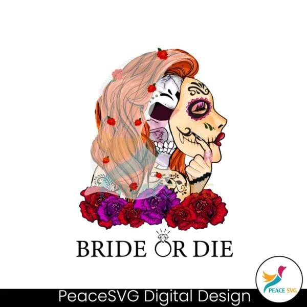 bride-or-die-halloween-skeleton-face-girl-png