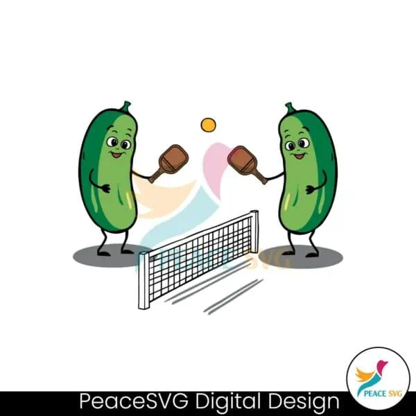 funny-pickles-playing-pickleball-svg