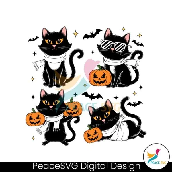 ghost-black-cat-pumpkin-halloween-svg