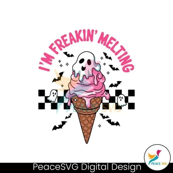 im-freaking-melting-retro-ghost-svg