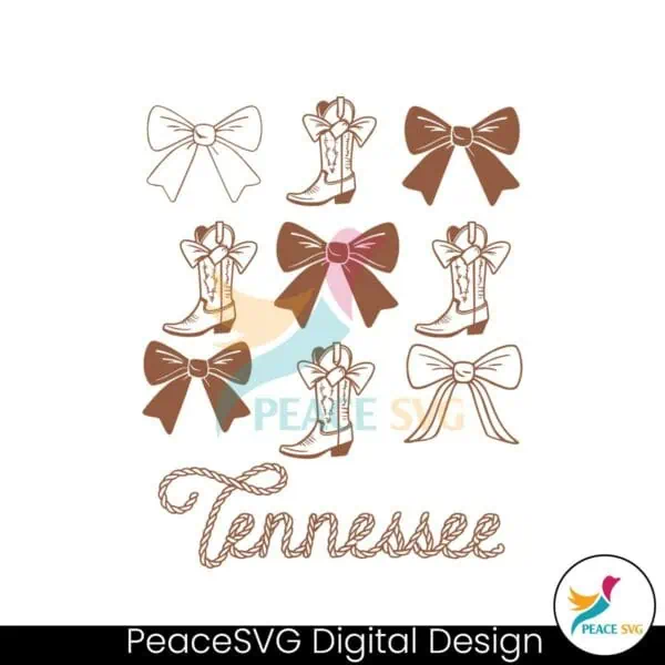 coquette-aesthetic-tennessee-boots-and-bows-svg