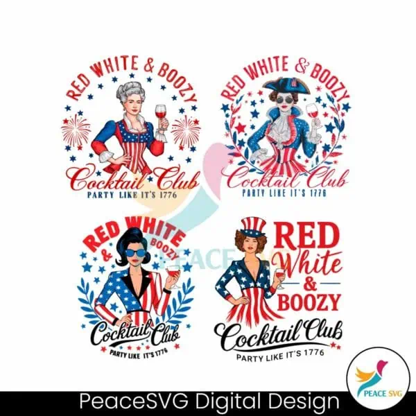 red-white-and-boozy-cocktail-club-svg-png-bundle