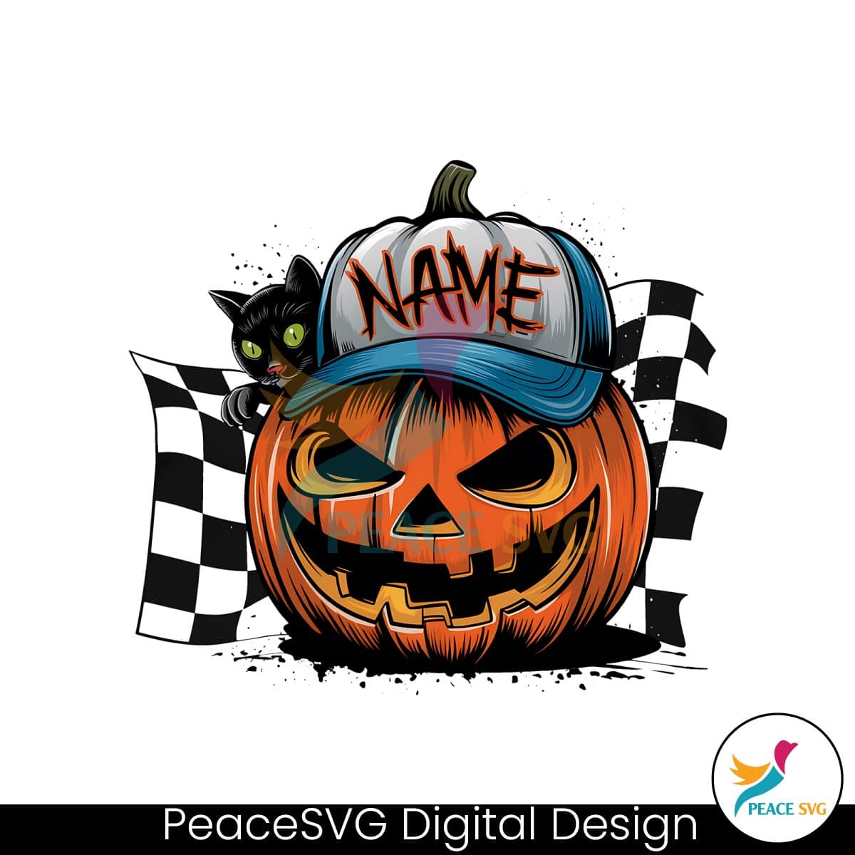 custom-pumpkin-face-halloween-black-cat-png