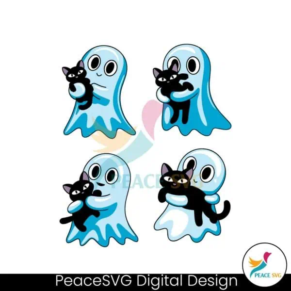 ghosts-with-cat-cute-halloween-svg