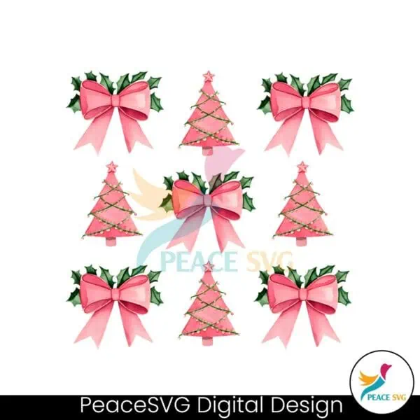 coquette-christmas-bow-trending-png