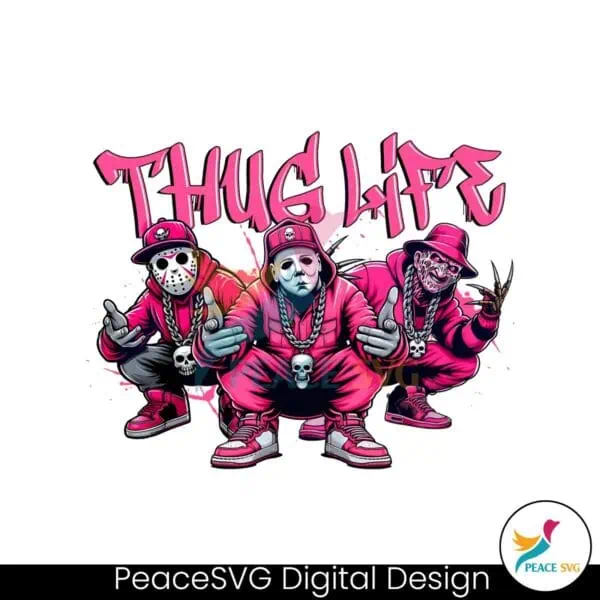 pink-thug-life-halloween-horror-face-png