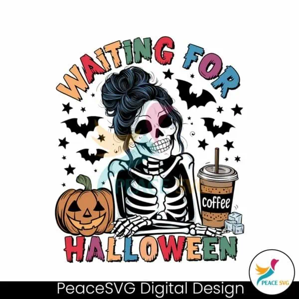 horror-girl-coffee-waiting-for-halloween-png