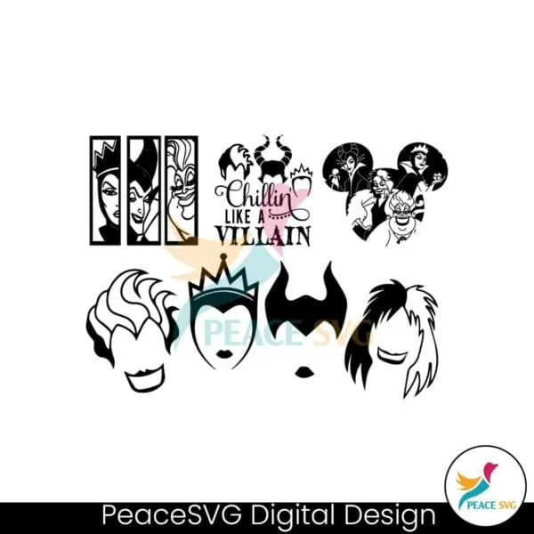 silhouette-disney-villains-svg-bundle