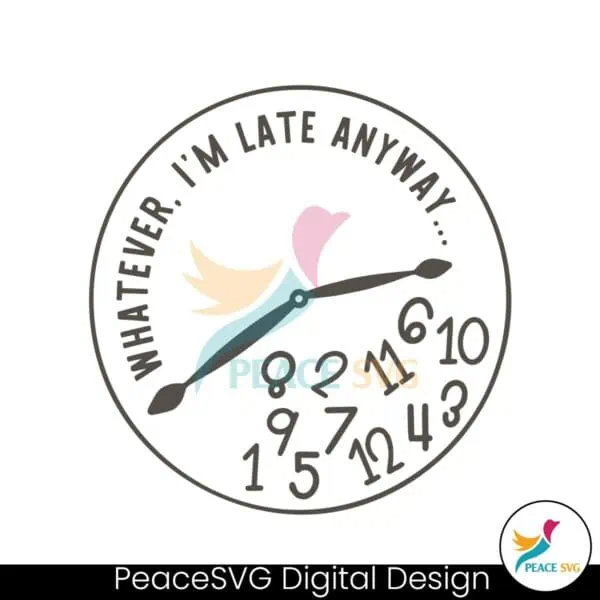 whatever-im-late-anyway-funny-clock-face-svg