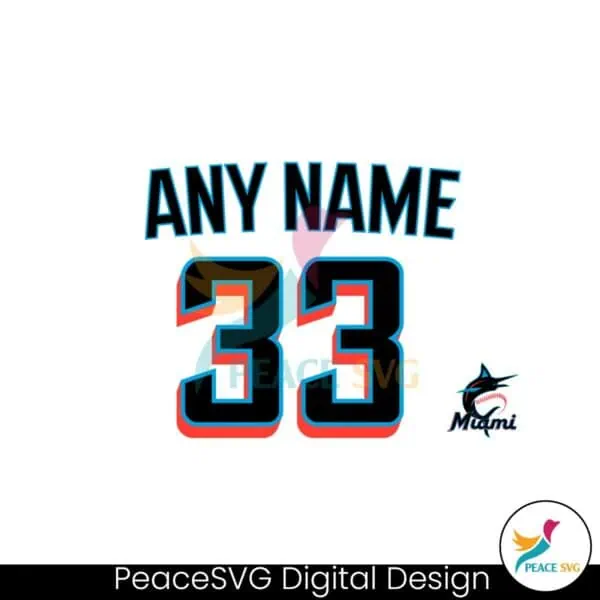 custom-miami-marlins-name-and-number-svg