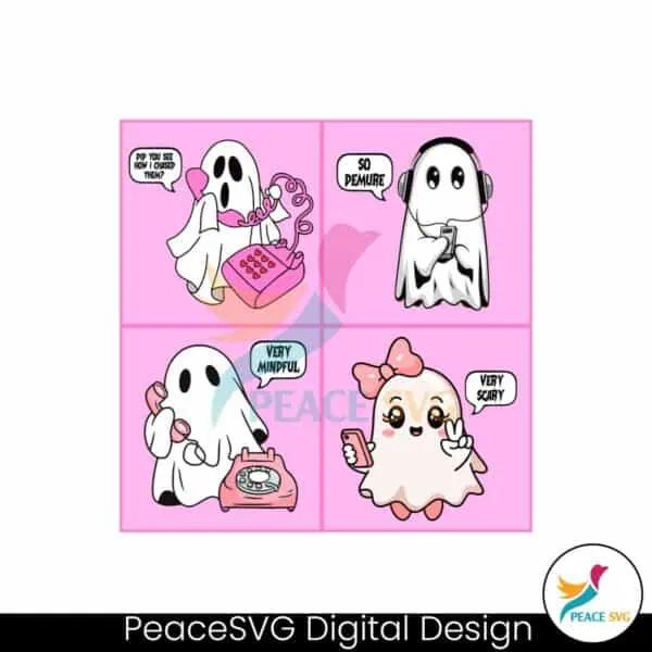 very-demure-very-mindful-very-cute-scary-halloween-ghost-svg