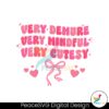 very-demure-very-mindful-very-cutesy-pink-bow-svg
