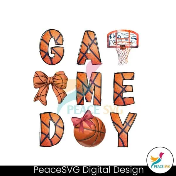 game-day-png-coquette-basketball-bow-basketball-shirt-design-basketball-mom-png-game-day-basketball-graphics