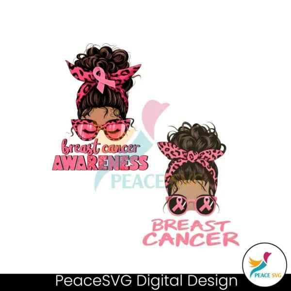 breast-cancer-awareness-afro-messy-bun-png-sublimation-design-black-women-png-cancer-awareness-png-digital-download