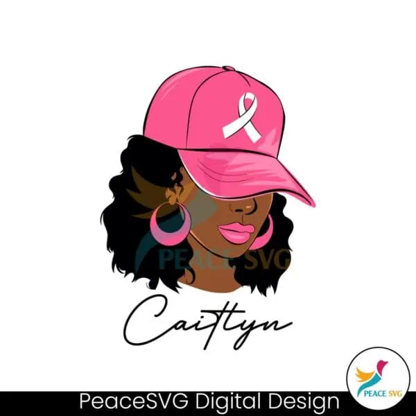 custom-black-girl-breast-cancer-svg