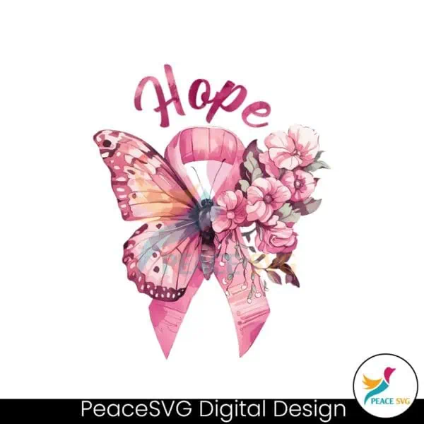 hope-breast-cancer-awareness-floral-butterfly-png