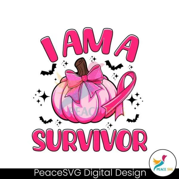 i-am-a-survivor-pink-ribbon-pumpkin-svg